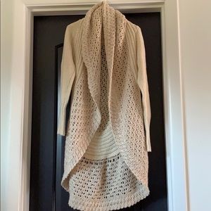Cream Anthropologie Sweater